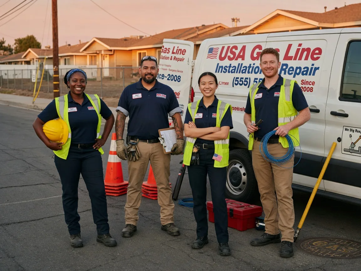 Gas Line Installation company in Hope, MI